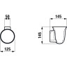 Держатель для ершика LAUFEN THE NEW CLASSIC белый матовый 8.7385.2.757.000.1