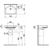 Пьедестал под раковину LAUFEN PALACE 8.1970.0.000.000.1