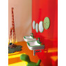 Подвесная мини-раковина LAUFEN FLORAKIDS 45x41 зеленая 8.1503.1.072.104.1